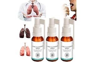 PELINUAR Herbal Lung Cleansing Spray,Herbal Lung Cleanse Mist,Lung Spray,Powerful Lung Support (3 Pcs)