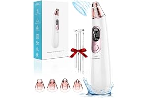 ANYFACE Aspiratore Punti Neri Rimozione di Comedone Viso: Pulitore dei Pori - Estrattore Vacuum Aspira Punti Neri Professionale - Ricaricabile Display LED
