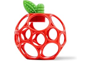 Bright Starts Oball Easy Grasp Apfel Beiring Spielzeug, Hold My Own Collection, BPA-frei, Unisex, Neugeborene und lter