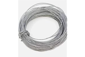 JTS RIBBON DESIGN Bowdabra Bow Maker Wire Gold or Silver 15.2 Metres Long (Silver)