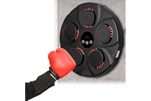 SPeesy Macchina da Boxe, Elettronica Music Boxing Machine, Portatile Intelligente Bluetooth Boxing Training Machine, Allenatore di Boxe Intelligente con Guantoni da Boxe, per Bambini E Adulti