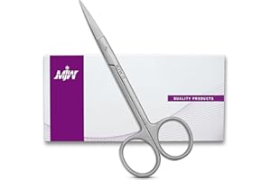 MJW Nagelschere aus Edelstahl – Nagel- und Nagelhautschere für Finger- und Fußnägel, Maniküre, Pediküre, Hautpflege & Beauty-Grooming