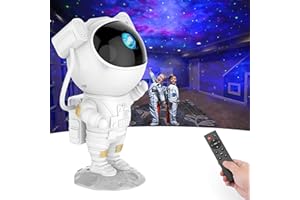 SFOUR Proiettore a LED effetto cielo stellato, lampada proiettore modello Astronauta, per la decorazione degli ambienti, lampada notturna per bambini, adulti, per le feste a casa (Astronauta)