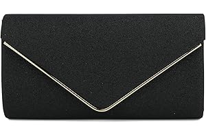 EVEOUT Carteras de Mano y Clutches de Mujer Lentejuelas Embrague de Noche con Cadena Bolsa de Hombro Monedero para Banquete Fiesta