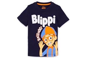 Blippi T-shirt dla dzieci chłopcy małe dzieci kreskówka marynarki wojennej