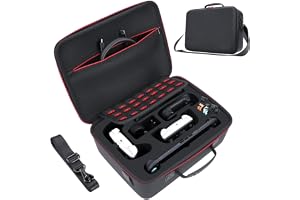 Hard Carrying Case Compatible with Nintendo Switch 2 (2025), Travel Bag Holds Switch 2 Console, Pro Controller x 2, Joy-Con Grip, Dock, Power Adapter, 21 Games, Cables and Accessories