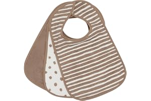Kindsgard Baby Klettlätzchen 3er-Pack „happaklat“ – 75% Bio-Baumwolle, weich & pflegeleicht – schnell an- & ausziehbar – ideales Lätzchen-Set für Babys & Kleinkinder