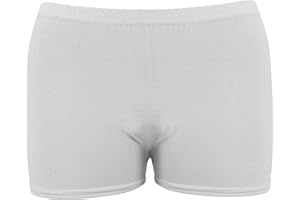 BSBAAA FASHIONS® Women's Neon Microfiber Hot Pants - Ladies Dance Gym Party Wear Yoga Knickers Stretch Stylish Mini Shorts Plus Size S-XL