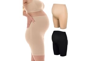 Herzmutter Culotte Maternité - Panty-Culotte Grossesse - Anti Frottement Cuisse - sous-vêtements Maternité - sous Robe - Shorty Grossesse - sans Couture - OekoTex100-5500