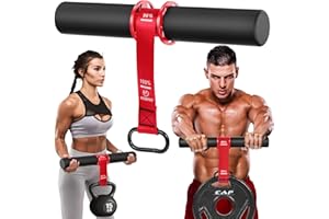 FitBeast Forearm Strengthener & Wrist Roller - Forearm Strength Trainer with Thickened Grip Handles & Adjustable Strap, Perfect for Forearm Exercising, Boosting Grip Strength, Muscle Building