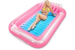 Subtail Nadmuchiwana mata morska do basenu - poduszka na fotel hamak - basen dla dorosłych dzieci (180 x 120 cm)