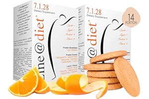 BISCUITS PROTÉINÉS Line@diet | 14x5 biscuits goût ORANGE | 30% PROTEIN | Fit Snack