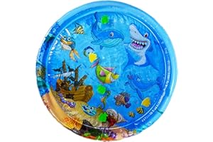 SBYZM Thickened Water Sensor Play Mat for Pets, Pet Water Bed, Sensory Water Play Mat for Cats, Cooling Mat for Cats, Water Sensor Mat for Cats & Dogs Cool Comfort Inflatable Water Mat