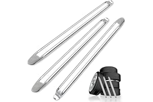 Ricofot Leve Smontagomme, 3 Pezzi Smontagomme Moto, 32 x 2 cm Smontagomme Auto, Riutilizzabile Smontagomme, Leve Smontagomme Moto Adatto per Mountain Bike Scooter Motociclette Auto ECC