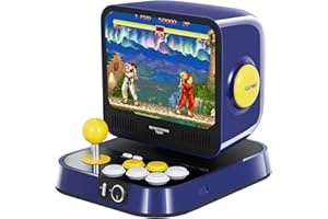 UNICO RETRO STATION Capcom Arcade Console, Pre-caricato con 5 giochi della serie Street Fighter e 5 giochi della serie Mega Man