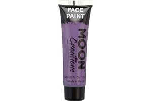 Moon Creations Gesichts- und Körperfarbentuben, gebrauchsfertige Gesichtsfarbe, ohne Flocken, tierversuchsfrei, Gesichtsfarbe, Kostüme, Feste, Halloween