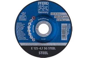 Pferd 62212426 A24RSG Reinforced Grinding Wheel, Multi-Colour, 125 x 4 mm