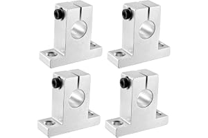 IDUINO 4PCS SK8 Aluminum Linear Rod Rail Shaft Support Guide Motion for 8mm/0.31" Diameter Shaft