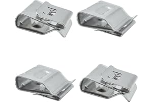 Zolunu 50pcs Solarpanel Kabelklemmen Photovoltaik Kabelklemmen, Edelstahl Anhänger Drahtklemmen für elektrische Kabel-Management