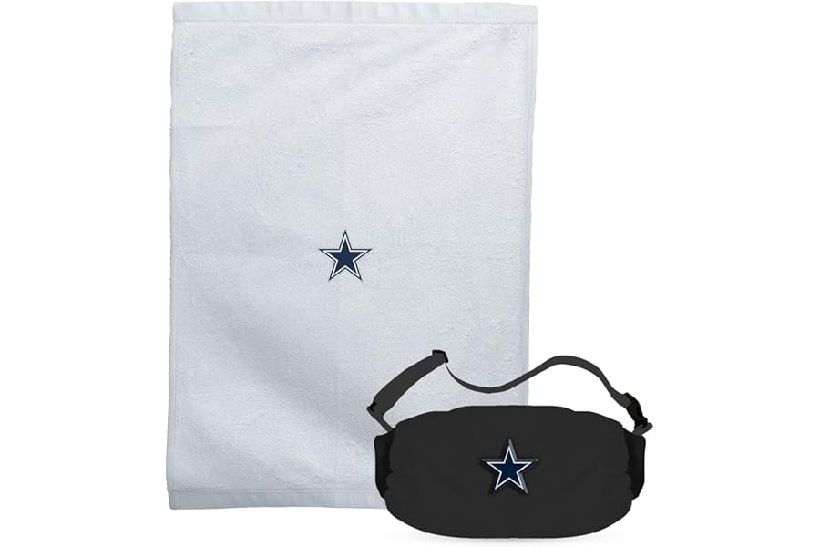 Northwest NFL Dallas Cowboys Quarterback Towel and Handwarmer, One Size, Team Colors