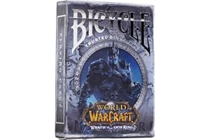 Bicycle World of Warcraft Wrath of The Lich King - Jeu de 54 Cartes à Jouer - Collection Ultimates - Magie/Carte Magie