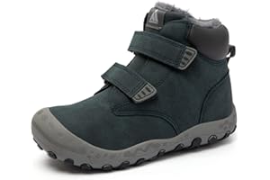 Mishansha Kinder Winterschuhe Gefüttert Winterstiefel für Jungen Mädchen Gr.24-38
