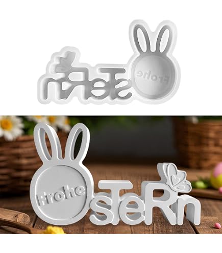 2 Silikonformen Für Eierbecher – DIY Ostern Deko Zum Gießen Mit Gips Oder Wachs