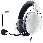 Razer Blackshark V2 X - Beyaz Premium Espor Oyun Kulaklığı (50mm S&uuml;r&uuml;c&uuml;l&uuml; Kablolu Kulaklık, PC, Mac, PS4, Xbox One ve Switch 