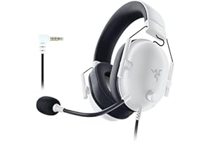 Razer BlackShark V2 X - Wired Multiplatform Esports Headsets (Triforce 50mm Drivers, Advanced Passive Noise Cancellation, 7.1 Surround Sound, Hyper Clear Cardioid Mic) White