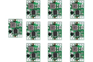 SUN3DRUCKER 10 Stück MP1584EN Step Down Converter - 4,5-28V bis 0,8-20V Einstellbar Spannungswandler DC DC Wandler, 4mm Dicke Ultra Kleine Buck Converter 3A für Arduino DIY