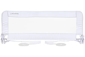 Dreambaby Phoenix Toddler Bed Guard - Foldable & Travel Safety Rail - Suitable for Single, Double and King Size Mattress - Measures 110cm Wide x 45.5cm Tall
