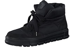 Paul Green Damen Schnürbootie mit Merino-Warmfutter, Frauen High-Top Sneaker
