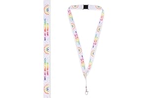 MEDICAL ID ME Hidden Disability Rainbow Lanyard Not All Disabilities are Visible Girls Women's Adult