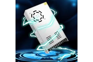 LightingWill Schaltnetzteil 12V 33,3A 400W Netzteil, LED Trafo Schaltwandler AC 230V auf DC 12 Volt, Adapter Transformator für LED Streifen Lichter, 3D Drucker, CCTV, LED Beleuchtung