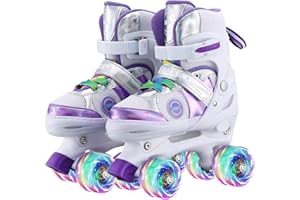 Sumeber Patines en línea para niños con Longitud Ajustable para Exteriores y Interiores