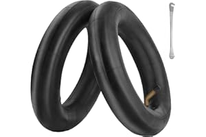 Yungeln Cámara de aire inflable gruesa de 10 pulgadas, neumático de repuesto de 10 x 3 de grosor con válvula de ángulo de 45 °, compatible con scooter eléctrico KUGOO M4 Pro