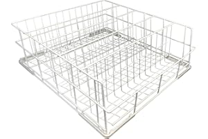 Morleos Spülkorb Drahtgitterkorb 500x500 mm - 5 Reihen Gastronomie Professional Gläserspülkorb vers. Größen und Reihenanzahl