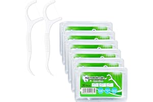 PROPOG 300 Pcs Filo Interdentale Forcella, Archetti Filo Interdentale per Pulizia Denti Rimuovere I Residui Di Cibo E La Placca con Custodia Igienica Portatile per Uso Domestico