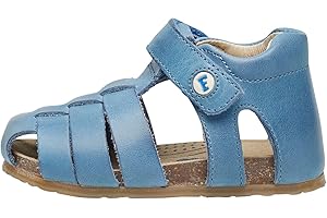 Falcotto ALBY-Halboffener Lederschuh-Blau