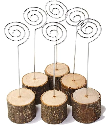 10 Portacarte Da Tavolo Con Mollette Scintillanti, Portamemo E Segnaposto In Acciaio Rivestito, Per Matrimoni, Ufficio E Ristorante (oro Rosa/oro)