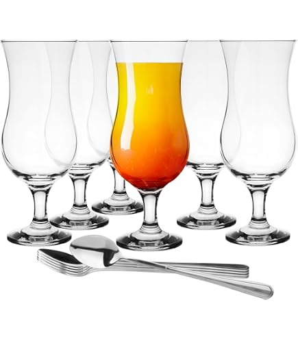 Verres à Cocktail Glasmark KROSNO - Lot De 6 - 350ml - Motif Triangulaire