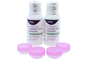 GoBasic Multi Purpose Contact Lens Solution for Soft Lenses Effective Cleaning Better Value (120ml Travel Pack)