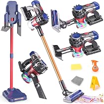 JugaToys Aspiradora Eléctrica De Juguete Con 3 Modos De Aspirado Y Accesorios – Juego De Imitación Realista Para Niños De 3 Años En Adelante, Educativo Y Divertido