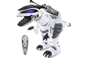 Antaprcis Robot Giocattolo per Bambini, RC Dinosauro con Controllo dei Gesti, Programmabile Intelligente e Camminare Ballare Giocattolo, Regalo di Natale