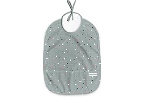Nombear Baberos Bebe Impermeables - Baberos Impermeables para Bebés de 6 a 12 Meses, Babete Impermeável Bebe, Babero para Comida de Bebé, Delantal para Bebé, Paquete de 1