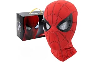 VIAANA Kids Superhero Mask with Moving Eyes | 3D Cosplay Costume Mask | 360° Full Face Cover, Breathable, Adjustable Comfortable Dress Up Mask for Kids | Birthday Party, Halloween & Role Play.