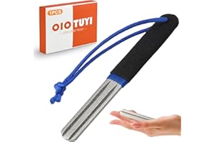 OioTuyi Precision V-Groove Dart Sharpener Tool: Compact, Electric, Double-Sided Diamond Point Sharpener for Steel Tip Darts, Perfect Dart Gifts for Practice