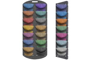 ENLACE 2 Stück Baseball Kappen Halterung, Einreihig und Doppelte Reihe Faltbar Cap Halterung Wand, Baseball Kappenhalter Organizer Aufbewahrung für Baseballmützen, Tür Rückwand Cap Halter