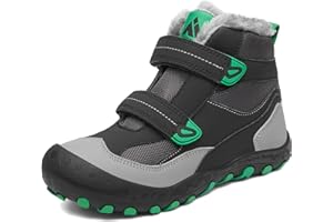 Mishansha Kinder Winterschuhe Mädchen Winterstiefel Warm Schneestiefel Gefüttert Boots Wasserdicht