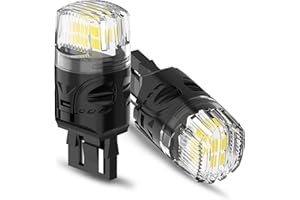 Sycreek Lampadina 7743 W21/5W T20 LED Canbus Anti Errore, DC 12V 6000K per Luci di Retromarcia, Luci Posteriori, Luci di Freno, Luci di Direzione, Luci di Parcheggio e Luci diurne (Confezione da 2)
